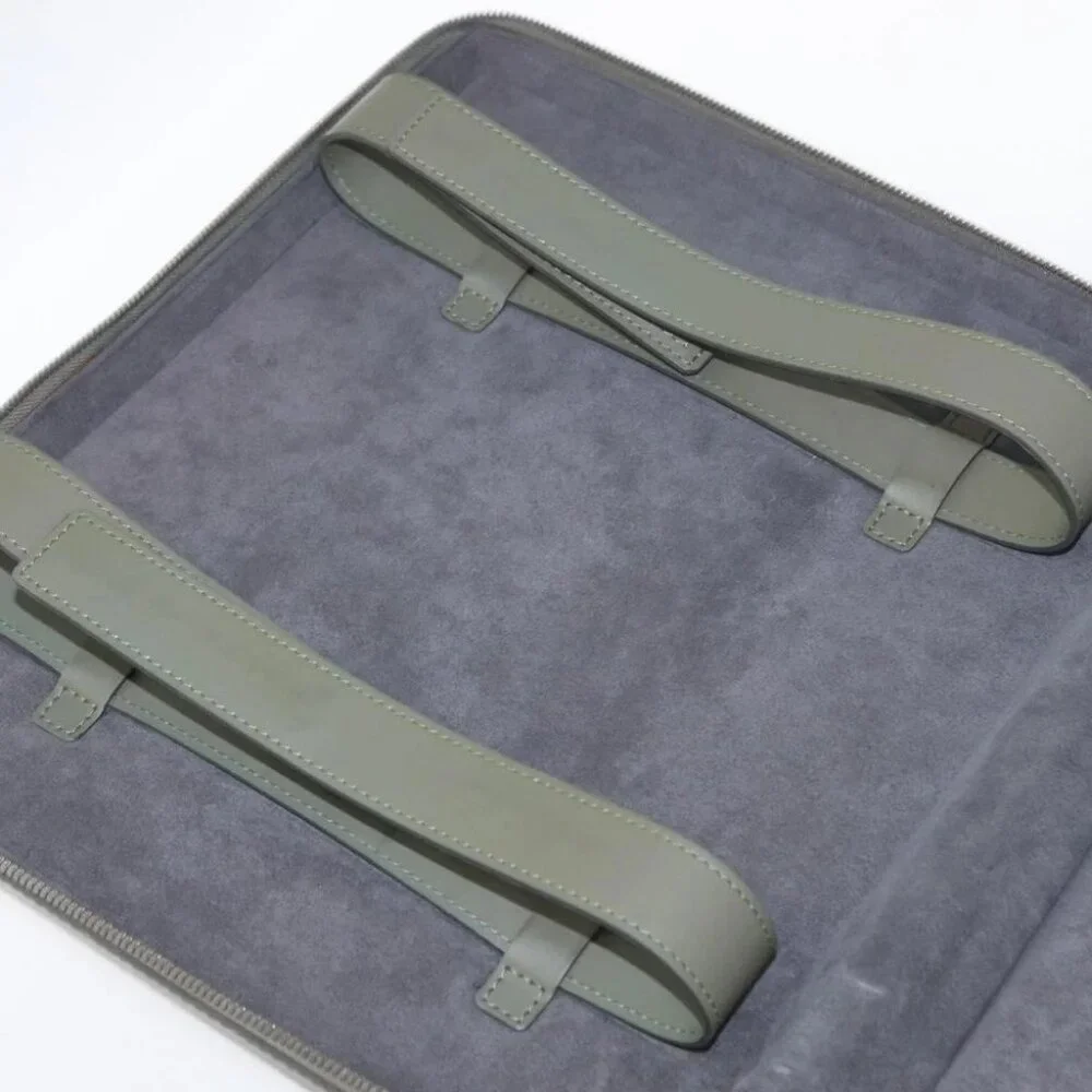LOUIS VUITTON Damie Grasset Luke Business Bag Gray Resin